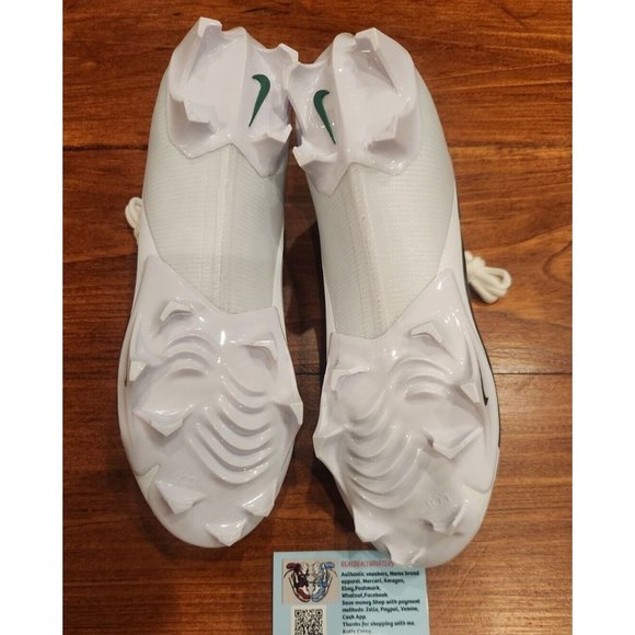 COPY - Nike Vapor Edge Pro 360 2 Football Cleats White Green Men's Size FJ1581-… - Picture 5 of 5